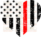 DTF Screen Print Image - Heart Red Line